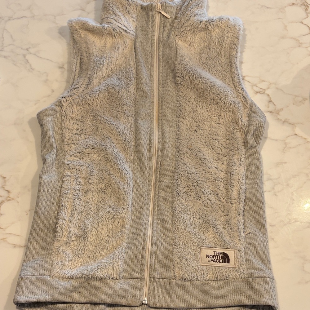 The North Face Gray Fleece Vest